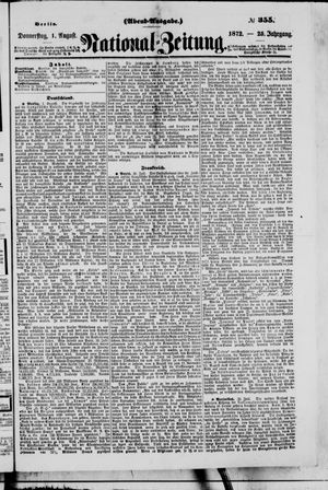 Nationalzeitung vom 01.08.1872