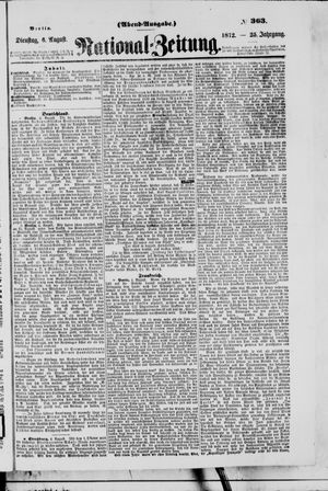 Nationalzeitung vom 06.08.1872