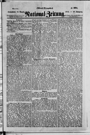 Nationalzeitung on Aug 10, 1872