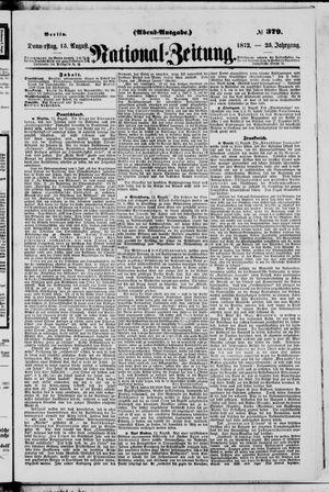 Nationalzeitung on Aug 15, 1872