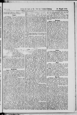 Nationalzeitung on Aug 18, 1872