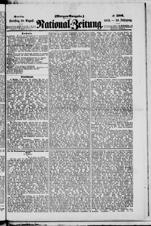 Nationalzeitung on Aug 20, 1872