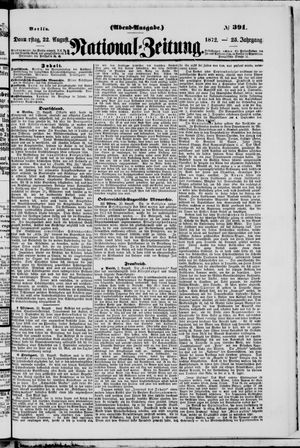 National-Zeitung vom 22.08.1872