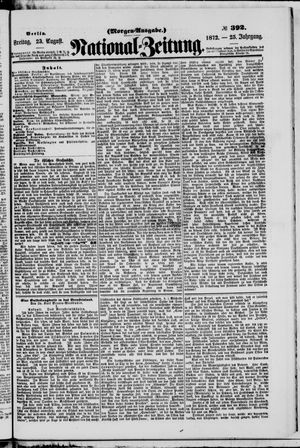 Nationalzeitung on Aug 23, 1872