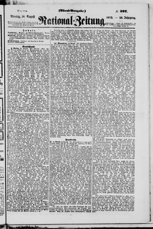 Nationalzeitung vom 26.08.1872