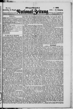 Nationalzeitung on Aug 29, 1872