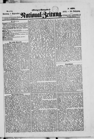 Nationalzeitung on Sep 1, 1872