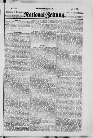 Nationalzeitung vom 04.09.1872