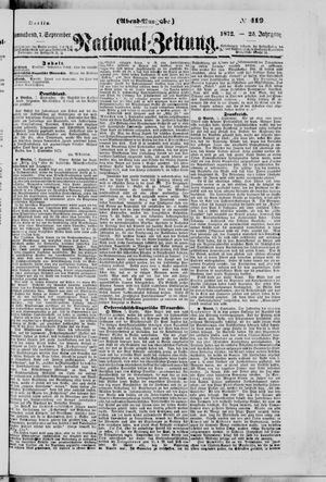 National-Zeitung vom 07.09.1872