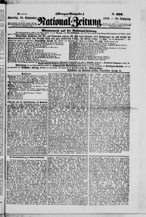 Nationalzeitung vom 29.09.1872