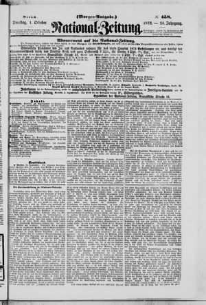 National-Zeitung vom 01.10.1872