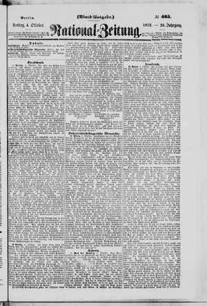 Nationalzeitung vom 04.10.1872