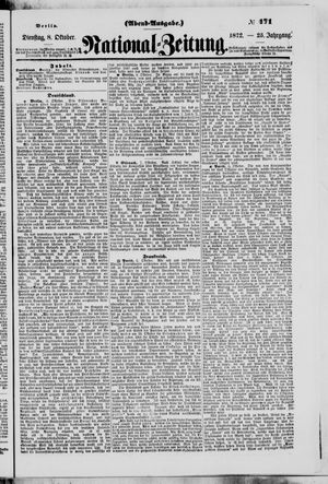 Nationalzeitung vom 08.10.1872