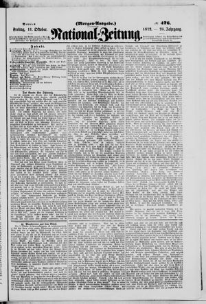 Nationalzeitung vom 11.10.1872