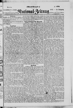 Nationalzeitung vom 12.10.1872