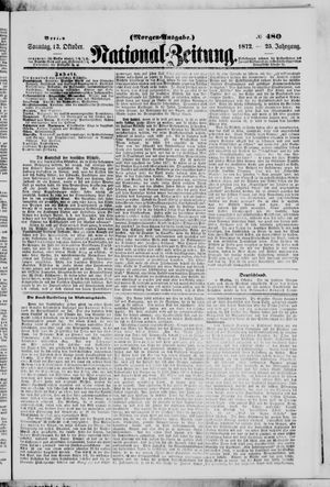 Nationalzeitung vom 13.10.1872