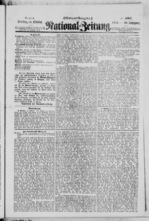 Nationalzeitung on Oct 15, 1872