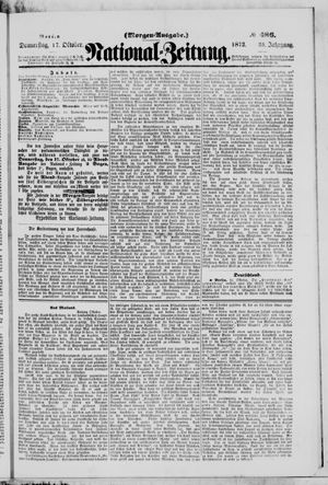 Nationalzeitung on Oct 17, 1872