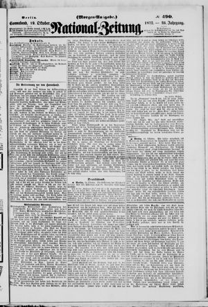 Nationalzeitung on Oct 19, 1872