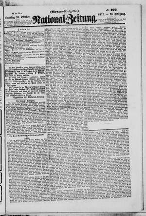 Nationalzeitung vom 20.10.1872