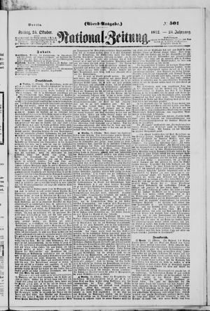 Nationalzeitung on Oct 25, 1872
