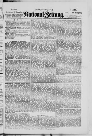 Nationalzeitung on Nov 3, 1872