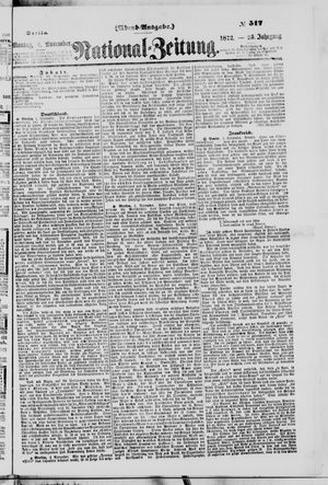 National-Zeitung on Nov 4, 1872