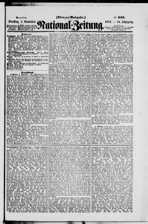 Nationalzeitung vom 05.11.1872