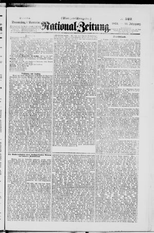 National-Zeitung vom 07.11.1872