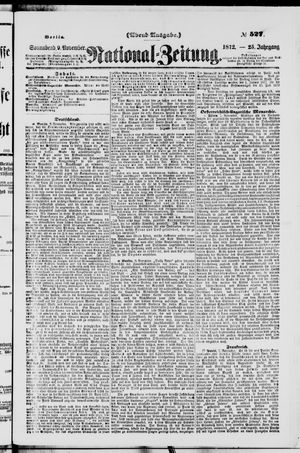 Nationalzeitung on Nov 9, 1872