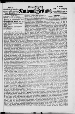 National-Zeitung vom 23.11.1872