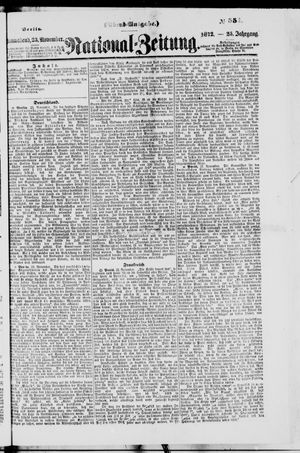 National-Zeitung vom 23.11.1872