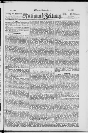 Nationalzeitung on Nov 29, 1872