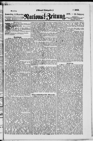 Nationalzeitung on Dec 12, 1872