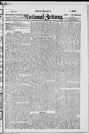 Nationalzeitung on Dec 14, 1872