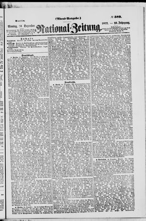 Nationalzeitung vom 16.12.1872