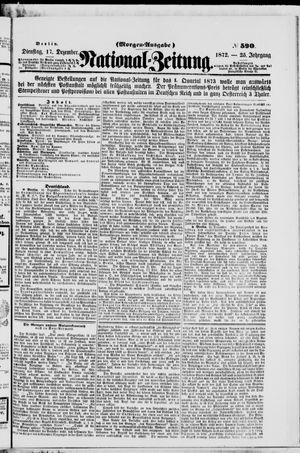 Nationalzeitung vom 17.12.1872
