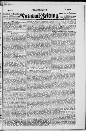 Nationalzeitung vom 19.12.1872
