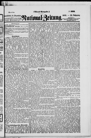 Nationalzeitung on Dec 21, 1872