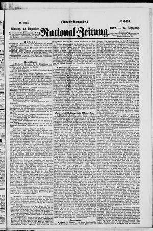 Nationalzeitung vom 23.12.1872