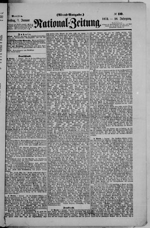 National-Zeitung vom 07.01.1873