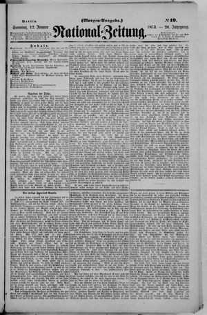 Nationalzeitung on Jan 12, 1873