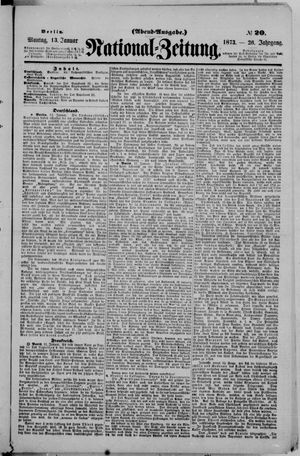 Nationalzeitung vom 13.01.1873
