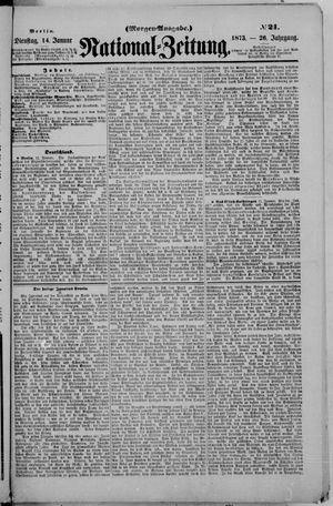 National-Zeitung vom 14.01.1873