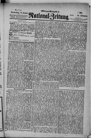 Nationalzeitung vom 16.01.1873