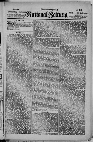 Nationalzeitung vom 16.01.1873