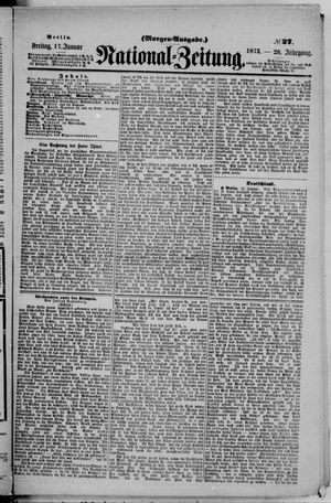Nationalzeitung vom 17.01.1873
