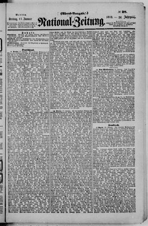 Nationalzeitung vom 17.01.1873