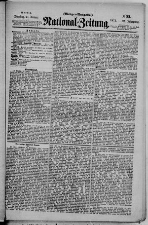 Nationalzeitung on Jan 21, 1873