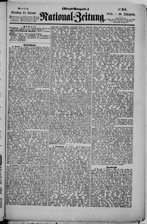 Nationalzeitung on Jan 21, 1873